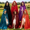 Picture of Women's Gothic Halloween Robe Hooded Cloak
