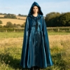 Picture of Women's Gothic Halloween Robe Hooded Cloak