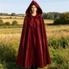Picture of Women's Gothic Halloween Robe Hooded Cloak