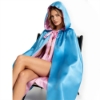 Picture of Women's Pink & Blue Hooded Robe Cape