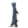 Picture of Kids Grey Shark Onesie Costume Pajamas