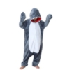 Picture of Kids Grey Shark Onesie Costume Pajamas